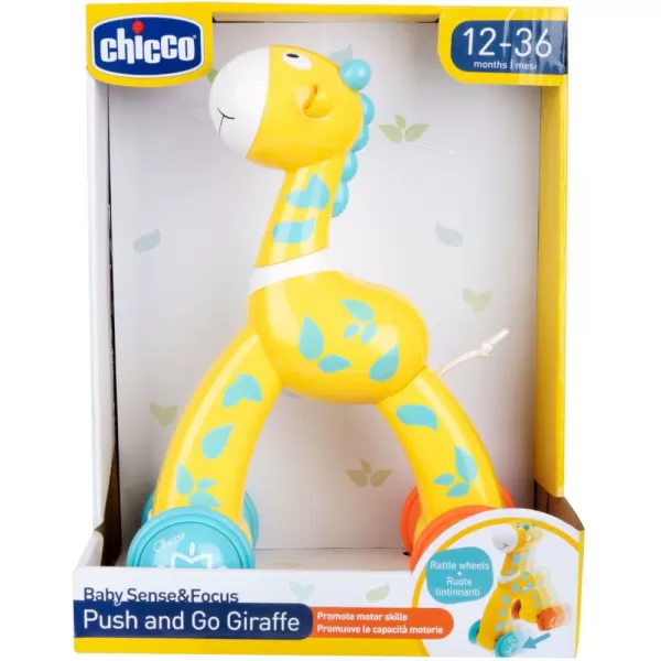 CHICCO Hračka Push and Go Žirafa 12m+