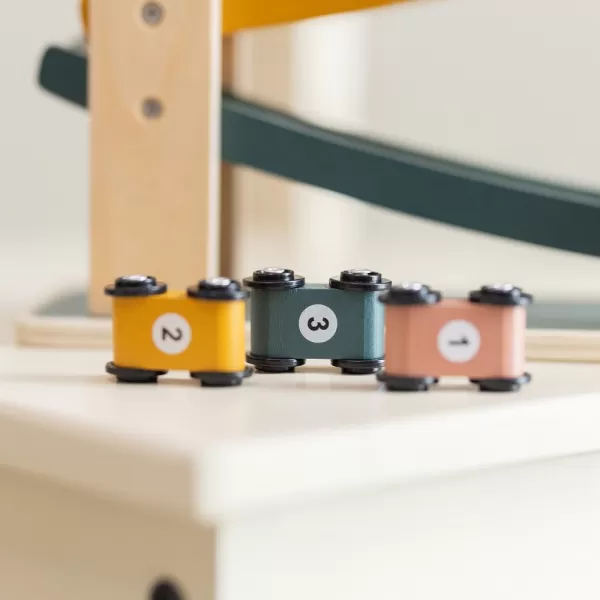 PETITE&MARS Hračka dřevěná závodní dráha Milky Way Wood of Mars 18m+