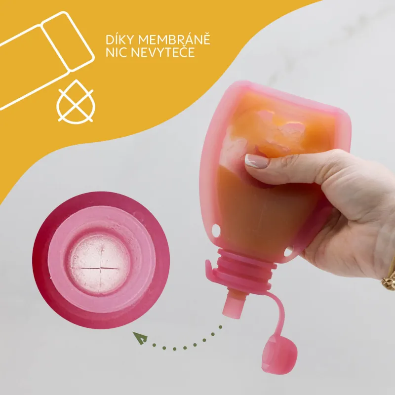 Zopa Silikonová plnitelná kapsička na dětskou stravu