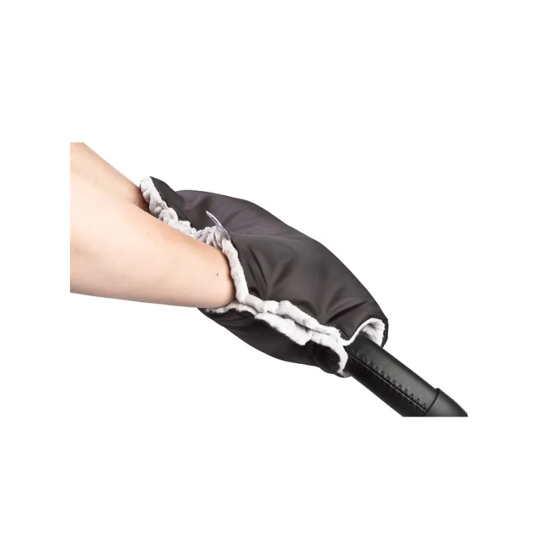 Sensillo Rukávník na kočárek z Minky 40x45 black