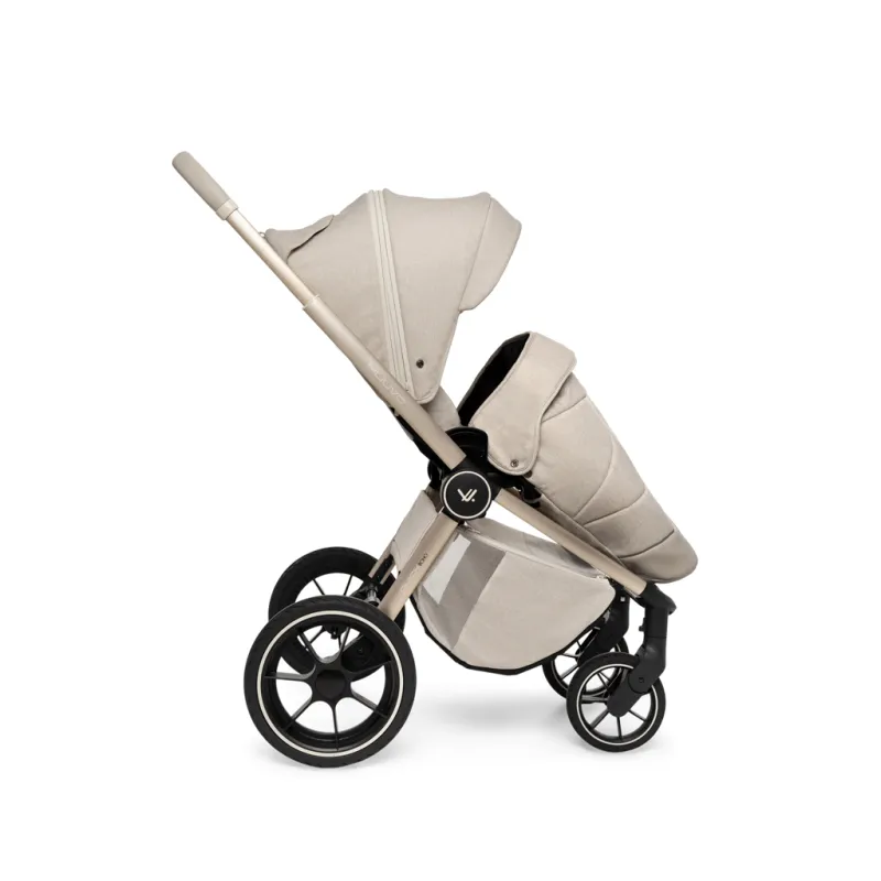 MUUVO Kočárek kombinovaný Quick Boho set 2v1 + CYBEX Aton B2 i-Size + základna