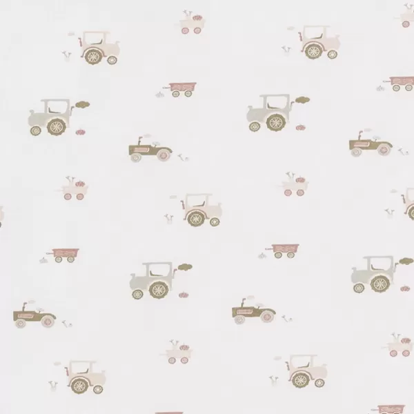 TRÄUMELAND povlečení do kolébky 80/80 + 35/40 Little Farm Grün