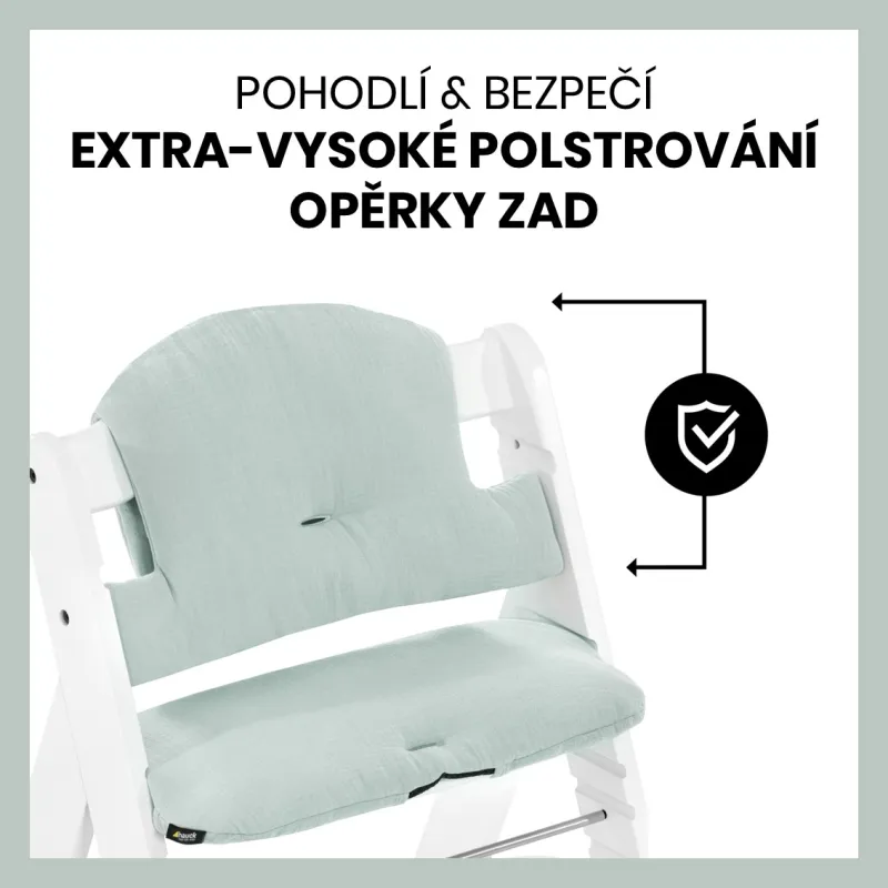 Hauck Polstrování Select na židličky Alpha+,Beta+ a Arketa, Muslin
