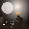 Zopa Silikonové LED noční světlo s baterkou