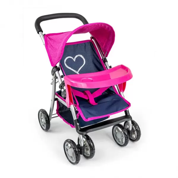 Milly Mally Dětský sportovní kočárek pro panenky Kate Prestige Navy
