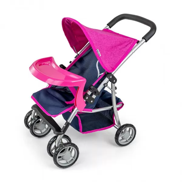 Milly Mally Dětský sportovní kočárek pro panenky Kate Prestige Navy