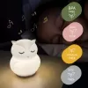 Zopa Silikonová LED noční lampička s hudbou vel. L