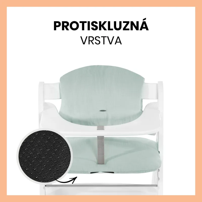 Hauck Polstrování Select na židličky Alpha+,Beta+ a Arketa, Muslin