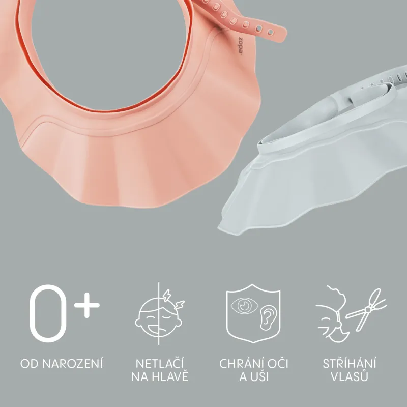 Zopa Silikonový koupací ochranný kšilt