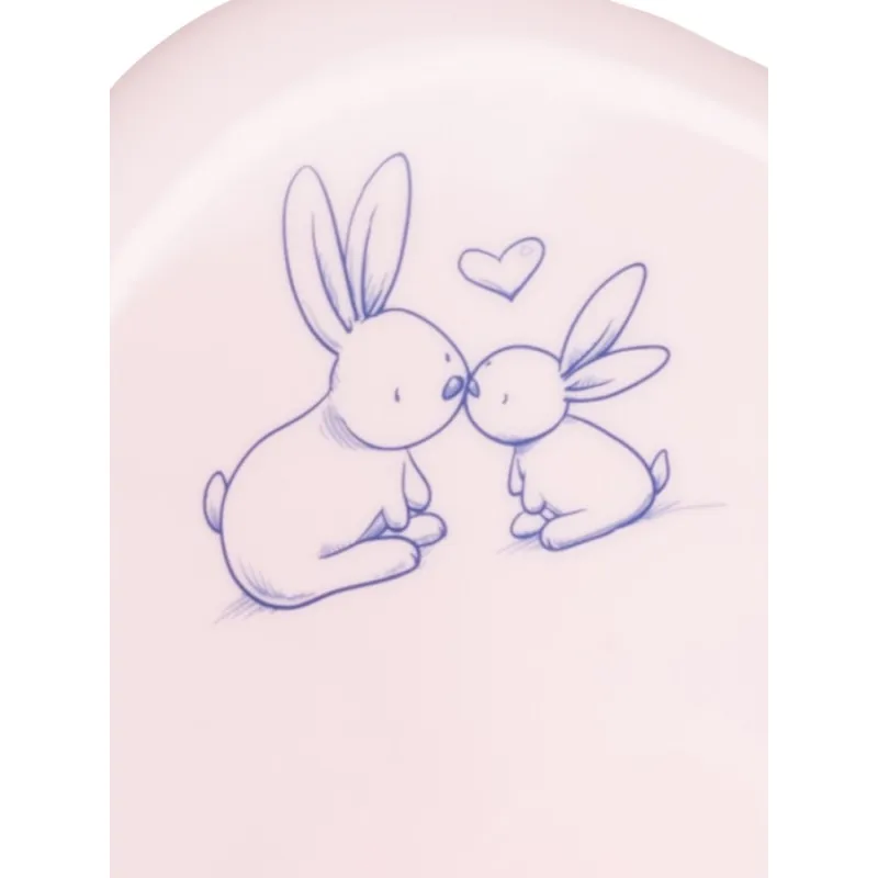Tega Hrající dětský nočník protiskluzový Bunny růžový