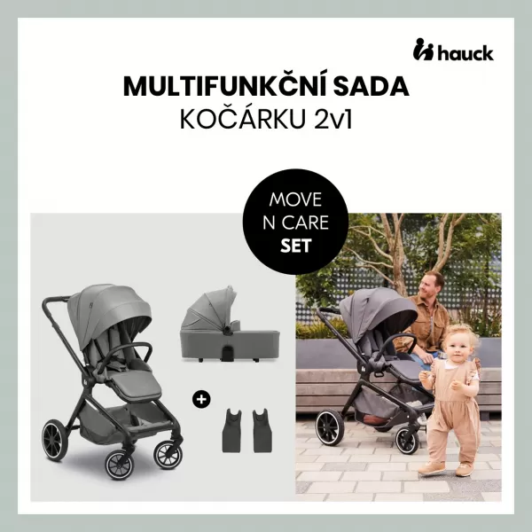Hauck Kombinovaný kočárek Move N Care Set 2v1