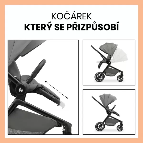 Hauck Kombinovaný kočárek Move N Care Set 2v1