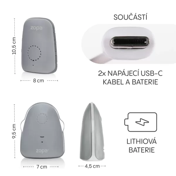 Zopa Digitální audiomonitor Watcher