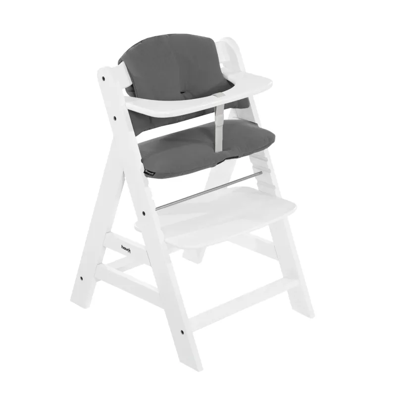 Hauck Polstrování Select na židličky Alpha+,Beta+ a Arketa, Muslin, Dark Grey