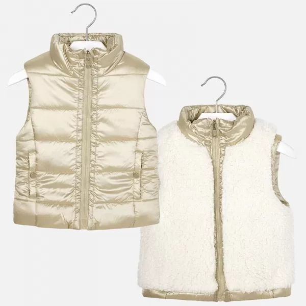 MAYORAL Vesta oboustranná CHAMPAGNE