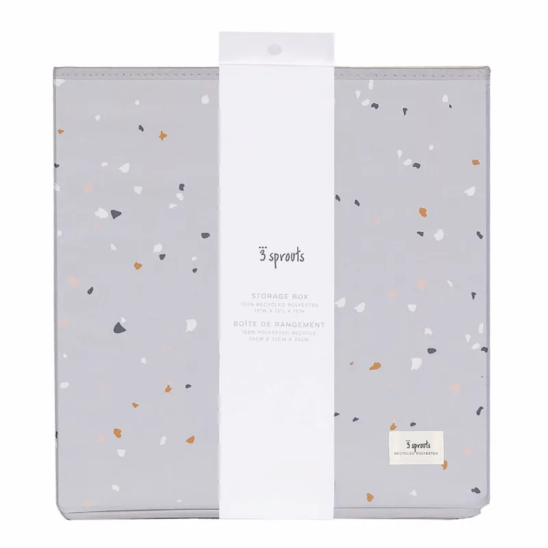 3 SPROUTS Úložný box Recycled Terrazzo/Light Gray