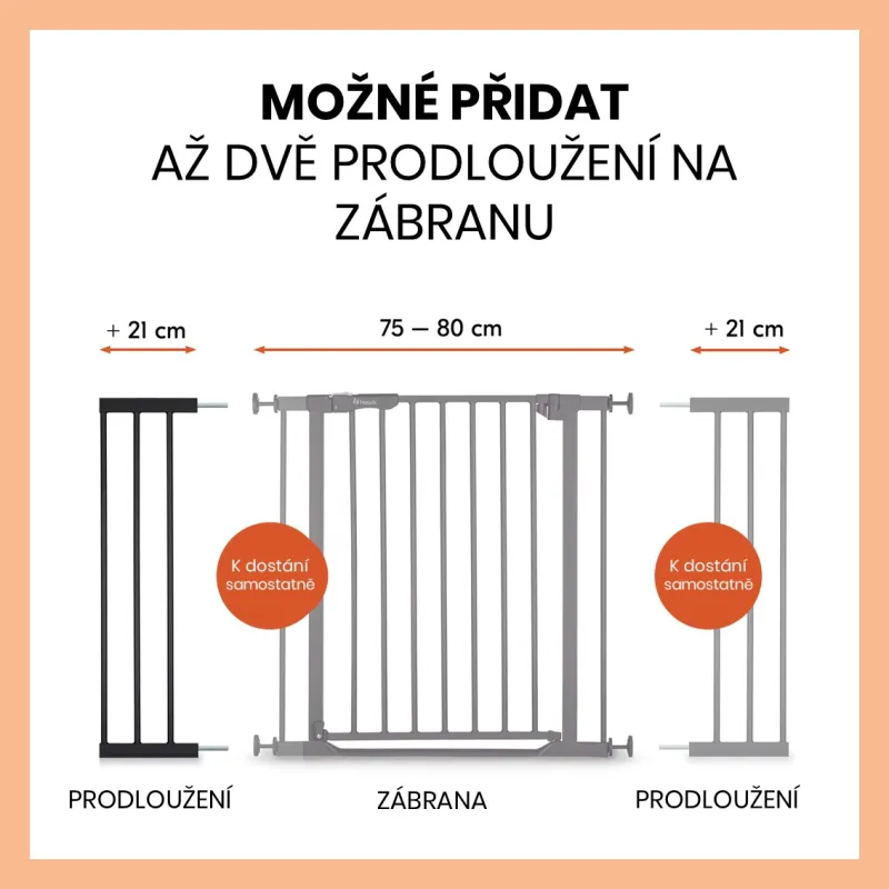 Hauck Zábrana Open N Stop 2 rozšíření o 21 cm