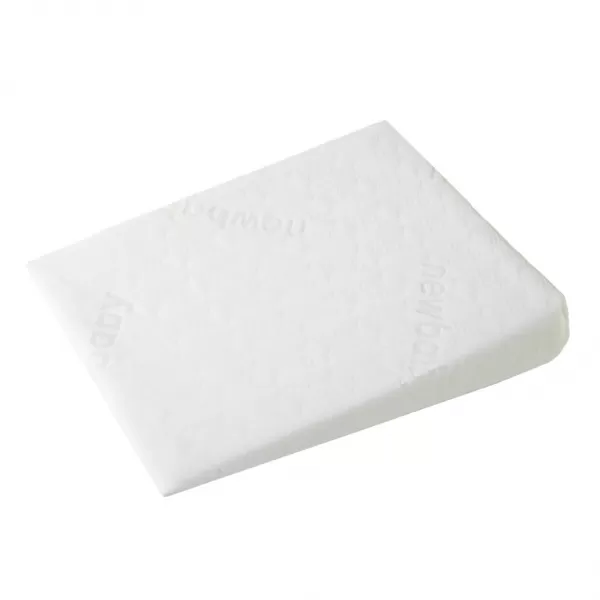 New Baby Kojenecký polštář - klín BASIC 30x37 cm do kočárku bílý