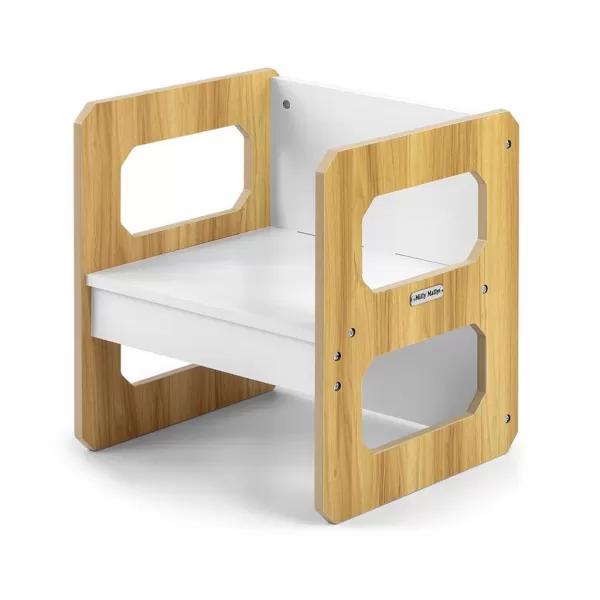 Milly Mally Sada nábytku Stella 3v1 stůl a židle Natural