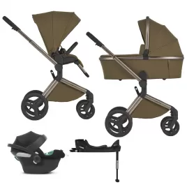 ANEX Kočárek kombinovaný Flo + CYBEX Aton B2 i-Size + základna