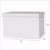 3 SPROUTS Truhla na hračky Recycled Solid/Light Gray