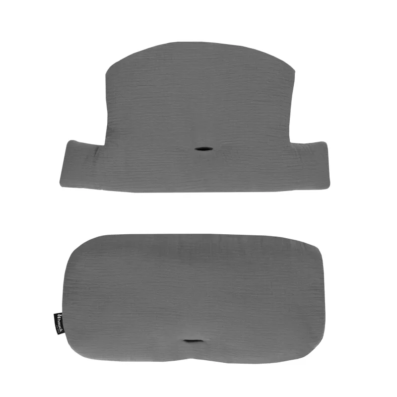 Hauck Polstrování Select na židličky Alpha+,Beta+ a Arketa, Muslin, Dark Grey