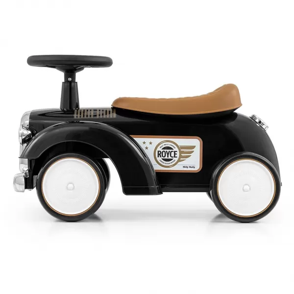 Milly Mally Dětské odrážedlo se zvukem Royce černé