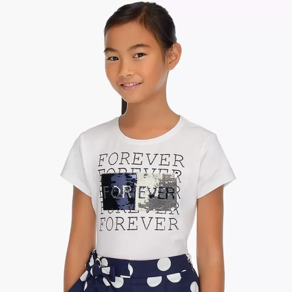 MAYORAL Triko bílé FOREVER