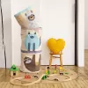3 SPROUTS Koš na hračky Cat Blue