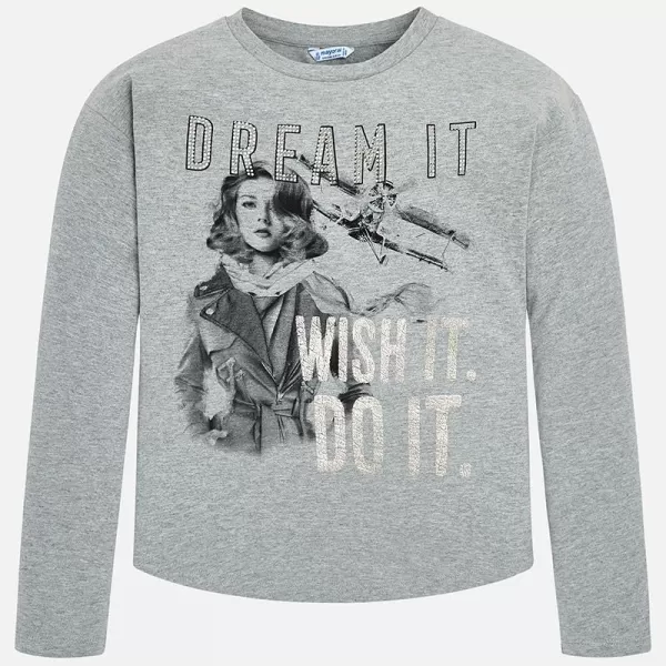 MAYORAL Triko šedé THINGS