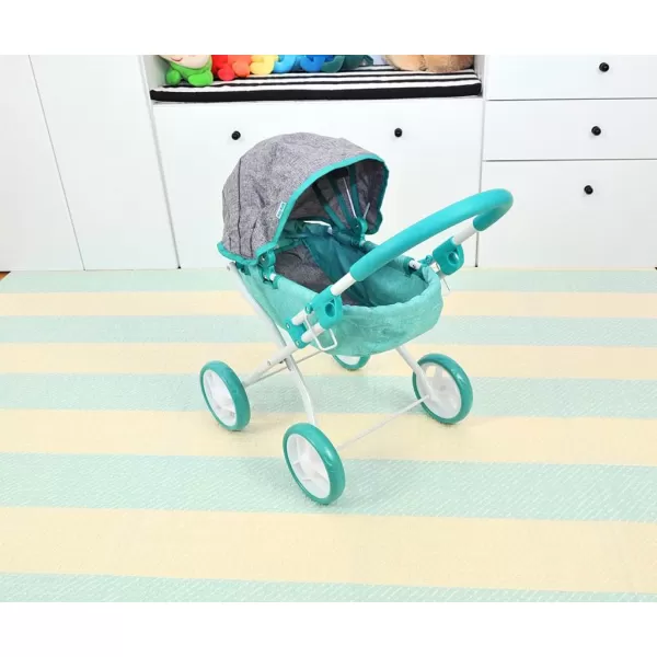 Milly Mally Dětský kočárek pro panenky Dori Prestige Mint