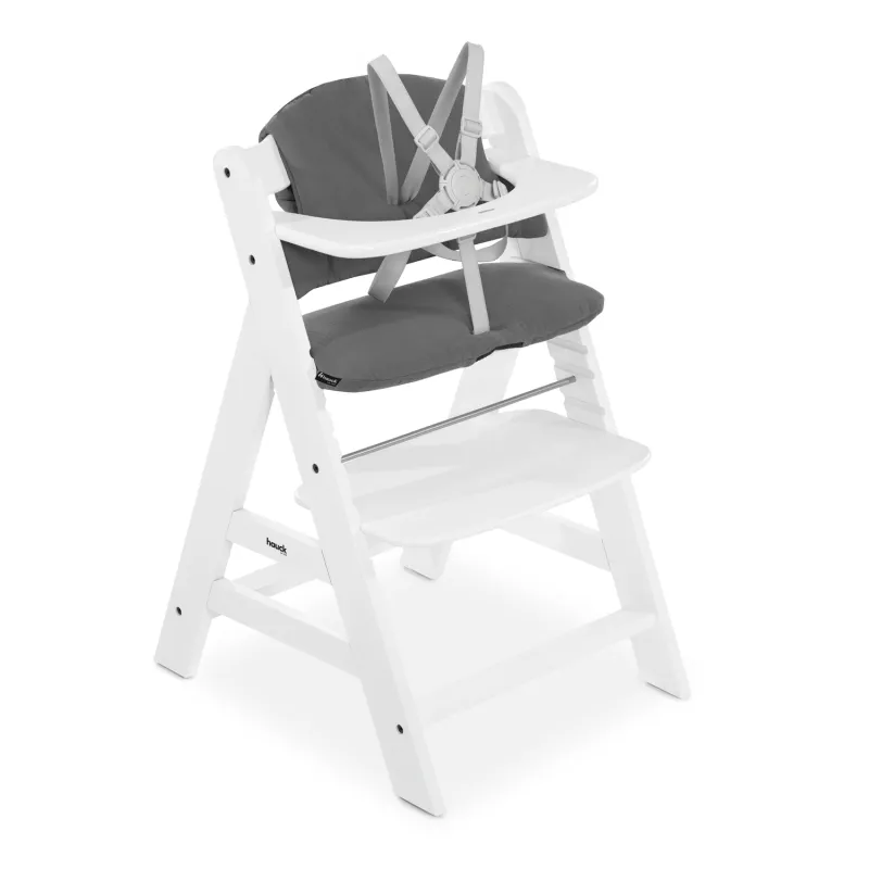 Hauck Polstrování Select na židličky Alpha+,Beta+ a Arketa, Muslin, Dark Grey