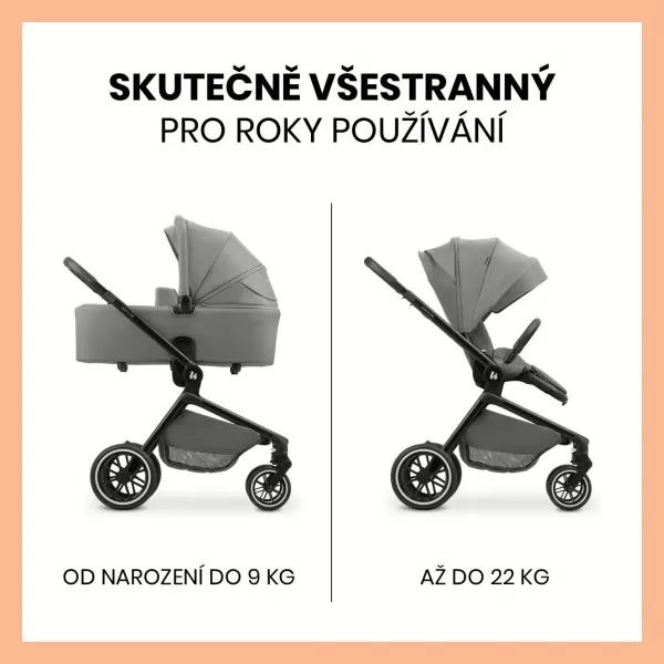 Hauck Kombinovaný kočárek Move N Care Set 2v1