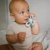 BABYONO Kousátko silikonové Flower - ružová