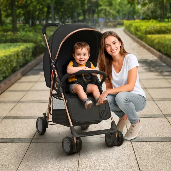 Asalvo NOVA sportovní kočárek 0m-15kg, GOLDEN