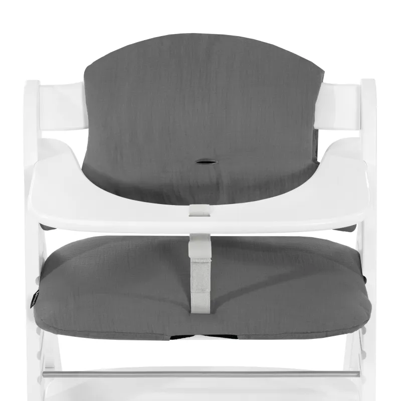 Hauck Polstrování Select na židličky Alpha+,Beta+ a Arketa, Muslin, Dark Grey