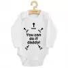 New Baby Dětské body s potiskem You can do it daddy!