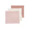 Meyco Mušelínová plena-žínka 3-balení - Soft rose/rose/natural