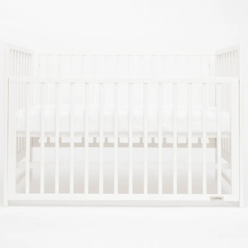 New Baby Dětská postýlka BASIC se stahovací bočnicí