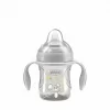 CHICCO Hrneček Transition učicí s držadly grey, 4m+