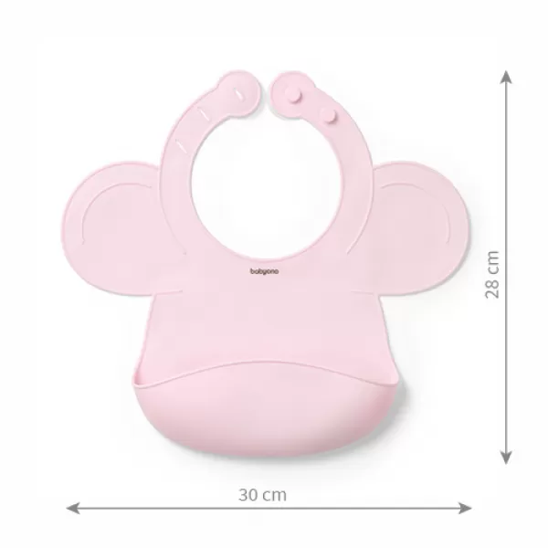 BABYONO Bryndák silikonový - Pink