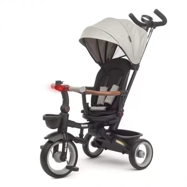 Milly Mally Luxusní dětská tříkolka s osvětlením Twinkle grey