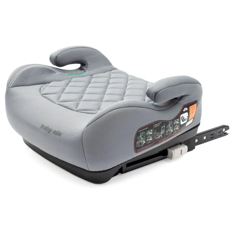 Baby Mix Autosedačka-podsedák HERO Plus ISOFIX I-SIZE grey 2026