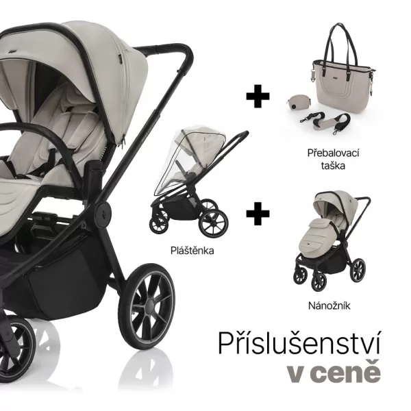 Zopa Set kočárek Move Cross 5 + hluboká korba Move XL 5 + autosedačka XM dle vlastního výběru