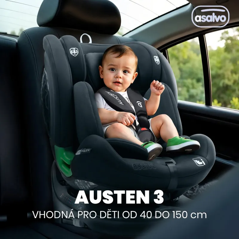 Asalvo AUSTEN 3 autosedačka i-Size 40-150, 360°
