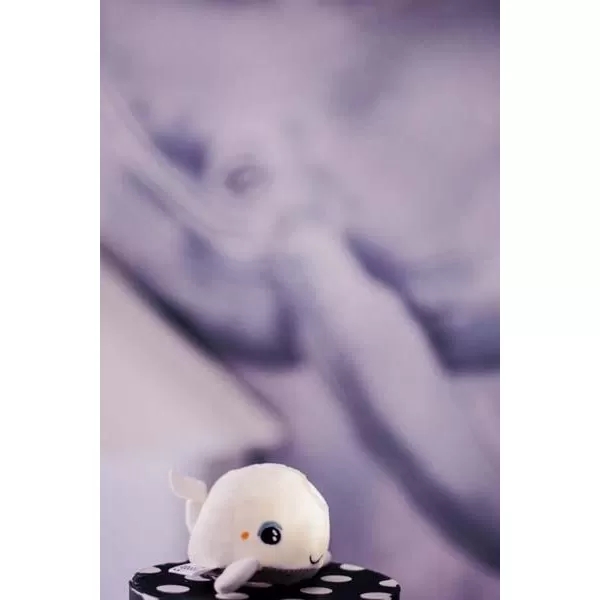 PABOBO Svítící plyšový mazlíček shake velryba (zatřes a svítí!)