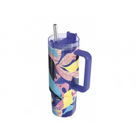 Quokka Nerezový termohrnek s brčkem Vibe 880 ml