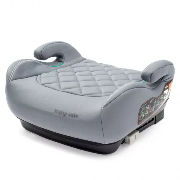 Baby Mix Autosedačka-podsedák HERO Plus ISOFIX I-SIZE grey 2025