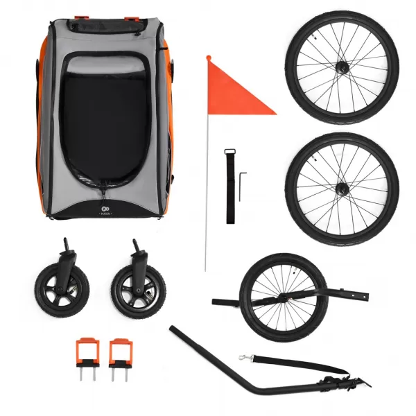 KINDERKRAFT Vozík 3v1 Nava