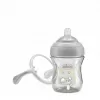 CHICCO Hrneček Transition učicí s držadly grey, 4m+